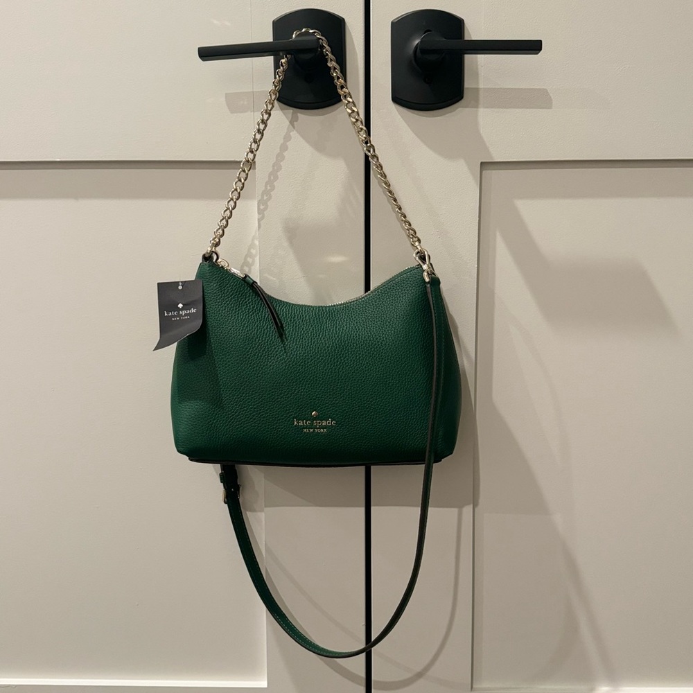 Kate Spade Green Leather Shoulder Bag